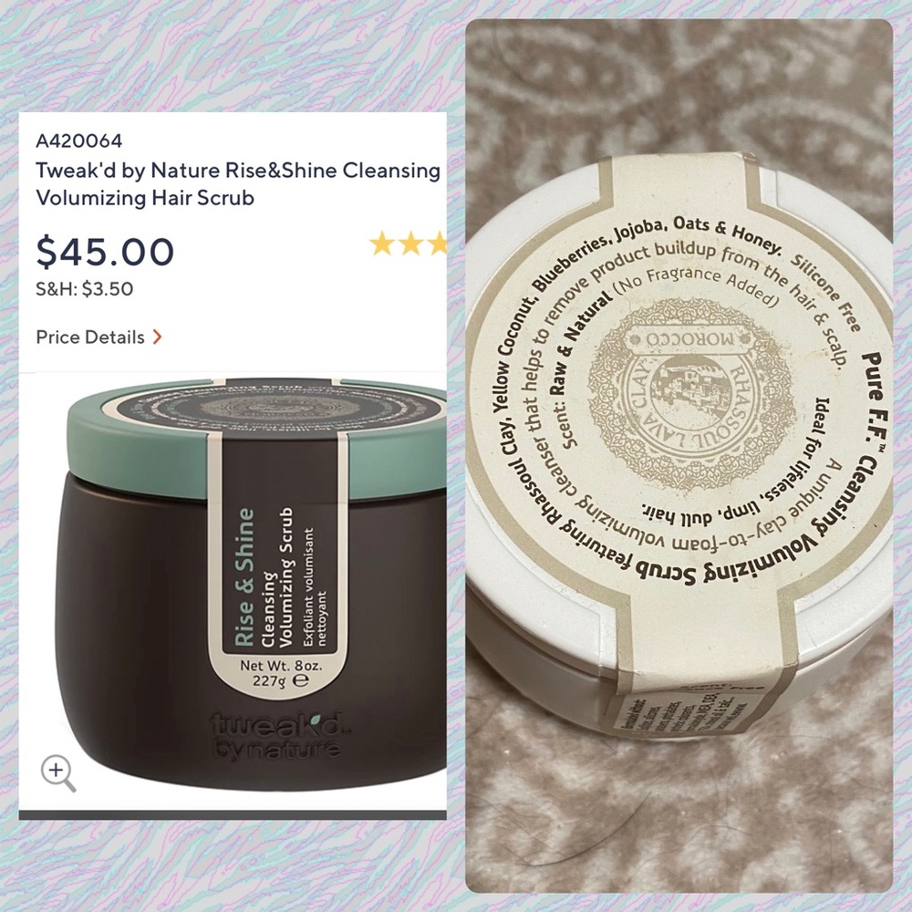Tweaked by Nature cleansing volumizing scrub/fragrance free
